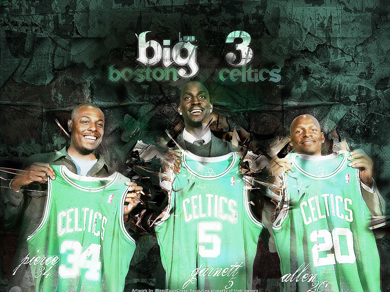 Boston Celtics Big 3 Wallpaper