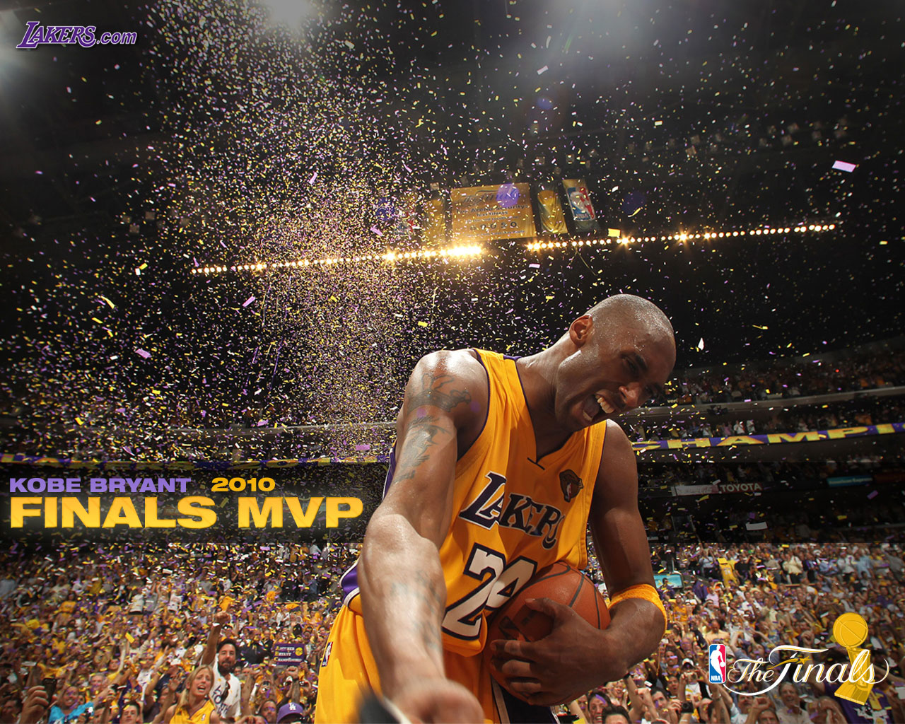 Kobe Bryant 2010 NBA Finals MVP Wallpaper | Basketball Wallpapers at