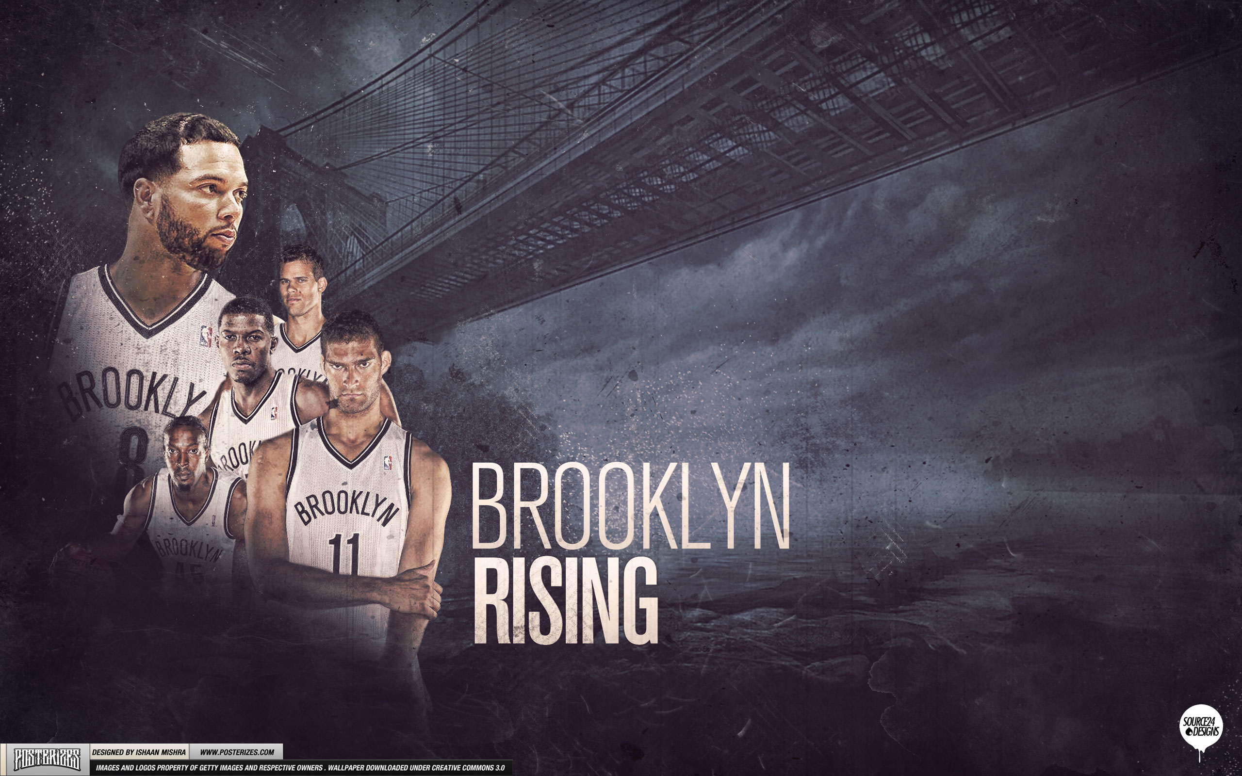 Brooklyn Nets Rising 2012 2560x1600 Wallpaper