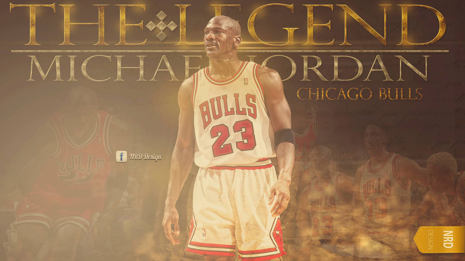Michael Jordan Number 23 Chicago Bulls Wallpaper