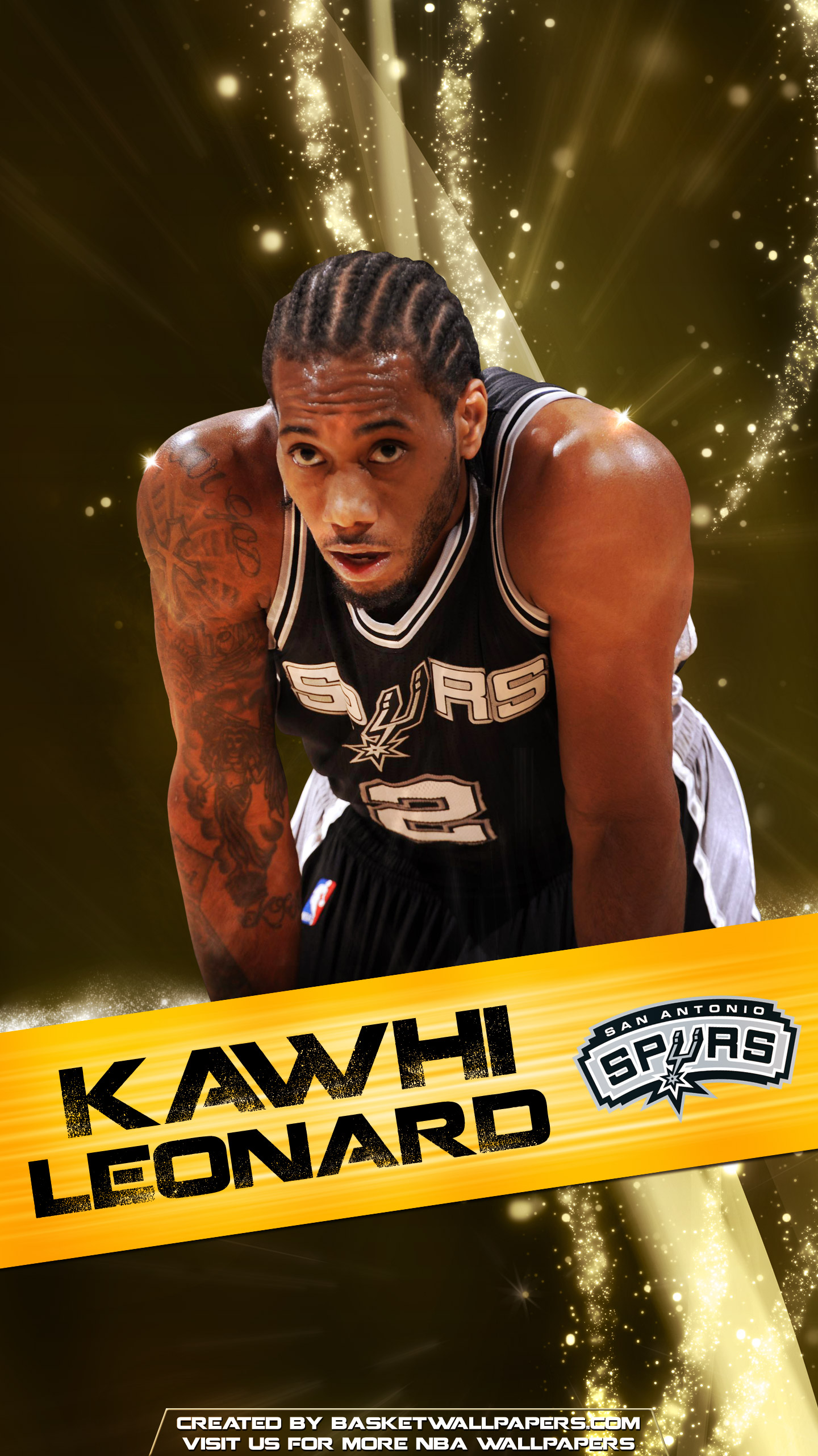 Kawhi Leonard San Antonio Spurs 2016 Mobile Wallpaper