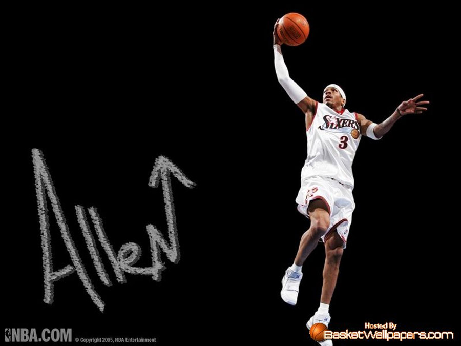 Allen Iverson Nuggets Wallpaper  Basketball Wallpapers at
