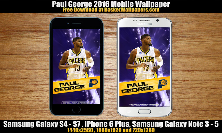 Download Paul George Primal Scream Pacers Wallpaper